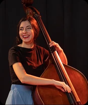 Woman playing cello
