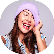 Woman in hat