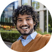 Smiling man